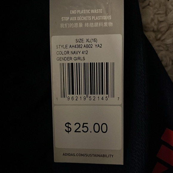 Adidas girls shorts - Picture 5 of 7